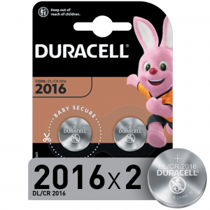 Батарейка Duracell CR2016-2BL, 5003996