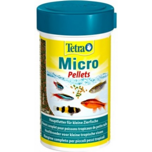 Корм для мелких тропических рыб Tetra MICRO PELLETS, пеллеты, 100 мл