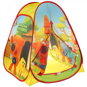 Палатка детская игровая МИМИМИШКИ в сумке, Играем вместе