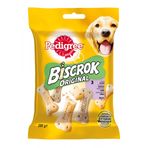 Лакомство для взрослых собак Pedigree "Biscrok", бисквитные косточки ассорти