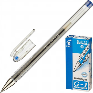 Ручка гелевая Pilot G-1 BL-G1-5T, синяя, 0,5 мм, 1 шт