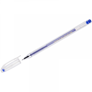 CROWN Ручка гелевая синяя, 0,5 мм