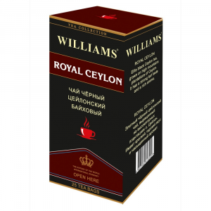 Чай черный Williams Royal Ceylon в пакетиках