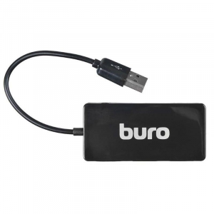 Разветвитель USB 2.0 Buro BU-HUB4-U2.0-Slim 389734