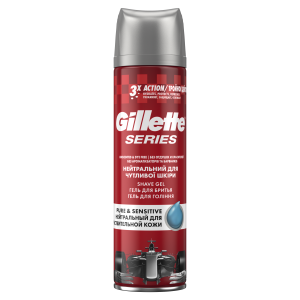 Гель для бритья Gillette Series Pure&Sensitive 200 мл