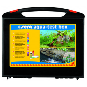 Набор тестов для воды Sera AQUA-TEST-BOX (рН, GH, KH, NH4/NH3, NO2, NO3, PO4, Fe, +Cu)