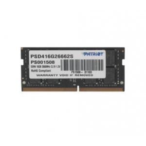 Модуль памяти PATRIOT Signature PSD416G26662S DDR4 16Гб 2666 SO-DIMM
