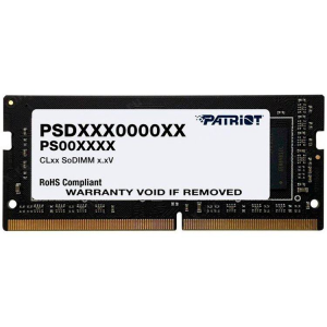 Модуль памяти Patriot Memory DDR4 DIMM 2666MHz PC4-21300 CL19 8Gb PSD48G266682