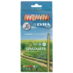 Lyra Набор цветных карандашей Graduate 12 шт