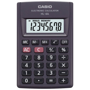 Калькулятор CASIO HL-4A 8-разрядный