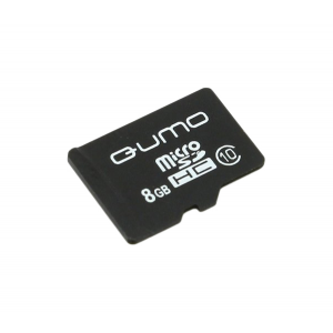 Карта памяти Micro SDHC 8Gb class 10 QUMO QM8GMICSDHC10NA