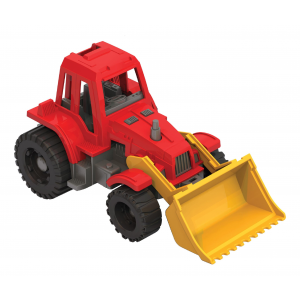 Машинка игрушечная Нордпласт Трактор Ижора с грейдером
