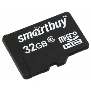 Карта памяти 32Gb SmartBuy Micro Secure Digital HC Class 10 SB32GBSDCL10-00