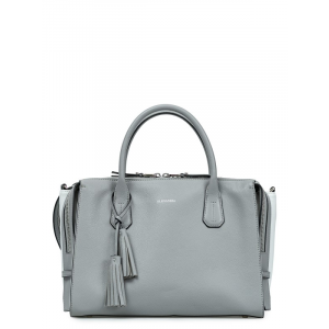 Комплект (брелок+сумка) женский Eleganzza Z7159-6427, светло-серый/белый