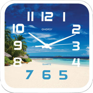 Часы настенные Energy EC-99 Пляж, 24,5х3,9см, 9472