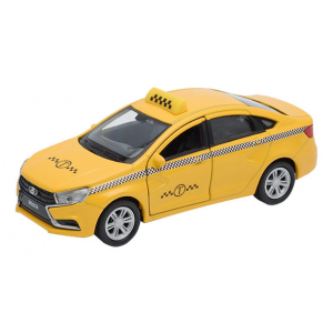 Коллекционная модель Welly LADA Vesta Такси 1:34