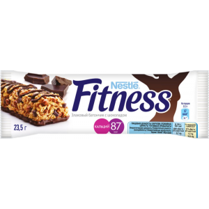 Батончик Nestle fitness c цельными злаками и шоколадом 23.5 г