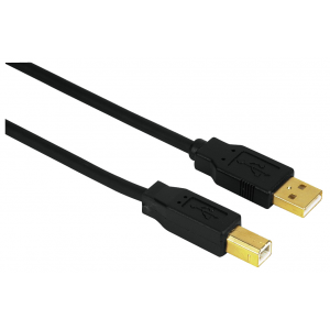 Кабель USB2.0 HAMA H-29766, USB A(m) USB B(m), 1.8м, [00029766]