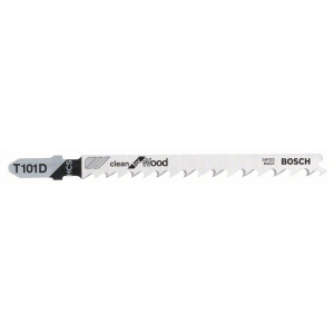 Пилки для лобзика по дереву для прямых пропилов Bosch T101D 10-45 мм (5 шт)