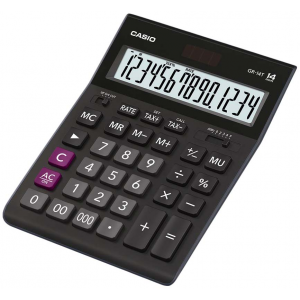 Калькулятор настольный Casio GR-14T-W-EP 14-разрядный