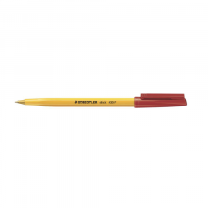Ручка шариковая Staedtler Stick 430F-202, красная, F 0,3 мм, 1 шт
