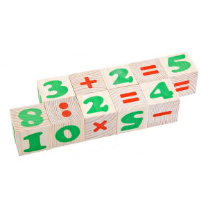 Детские кубики Томик Деревянные цифры
