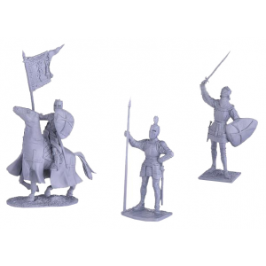 Биплант игровой набор солдатики "Крестоносцы" № 1 с всадником 12058