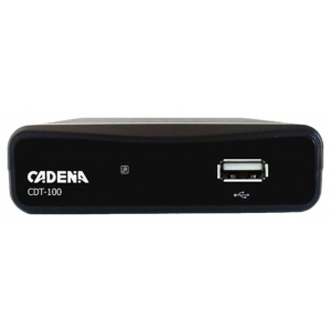 DVB-T2 приставка Cadena CDT-100 Black