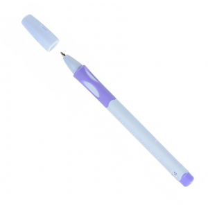 Шариковая ручка Stabilo LeftRight для правшей, синяя, 0,8мм, грип, лавандовый корпус 6328 6-10-41