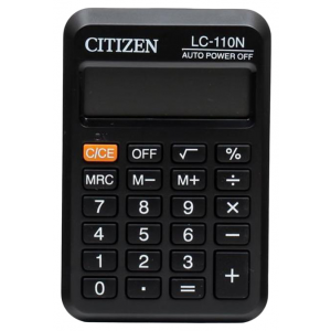 Калькулятор карманный Citizen LC-110N 8-разрядный