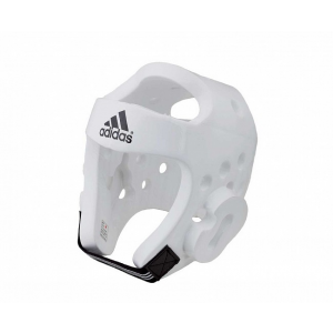 Шлем для тхэквондо Adidas Head Guard Dip Foam WTF белый XS