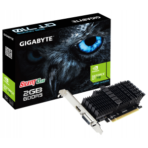 Видеокарта GIGABYTE nVidia GeForce GT 710 GV-N710D5SL-2GL 2Гб GDDR5 Low Profile