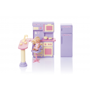 ОГОНЕК Игровой набор "Кухня. Маленькая принцесса", сиреневый