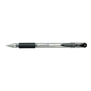 Ручка гелевая UNI Mitsubishi Pencil UM-151 038, черная, 0,38 мм, 1 шт