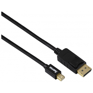 Кабель Display Port HAMA DisplayPort (m) прямой miniDisplayPort (m), круглое, 1.8м, блистер, [00054563]