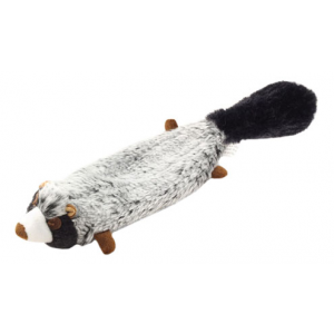 Мягкая игрушка для собак Triol Енот, серый, черный, коричневый, 56 см