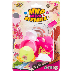 Набор посуды Мир Micro игрушек, Yako Toys 5 предметов