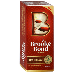 Чай черный Brook Bond насыщенный в пакетиках
