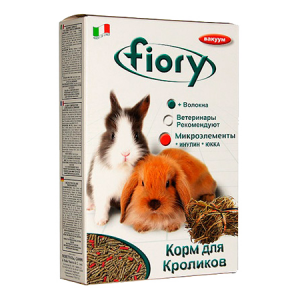 Корм для кроликов FIORY PELLETTATO, гранулированный, 850 г