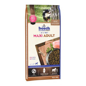 Сухой корм для собак Bosch Maxi Adult, для крупных пород, домашняя птица, 15кг