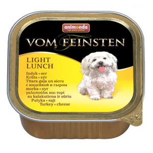 Консервы для собак Animonda Vom Feinsten Light Lunch с индейкой и сыром, 150г