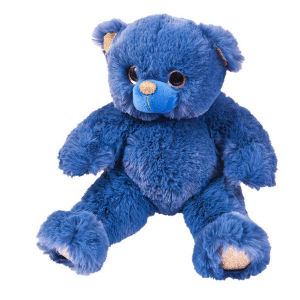 Мягкая игрушка SHANTOU Медведь синий 16 см