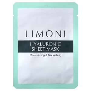Маска для лица LIMONI Hyaluronic Sheet Mask