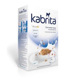 Каша Kabrita Молочная гречневая на козьем молоке (с 4 месяцев)