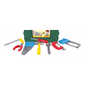 Набор инструментов для мальчика 10 предметов в кейсе, игрушка ТехноК 4371