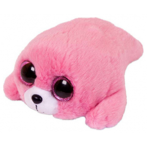 Мягкая игрушка ABtoys Тюлень, розовый, 18 см