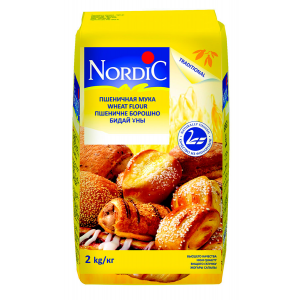 Мука Nordic пшеничная 2 кг