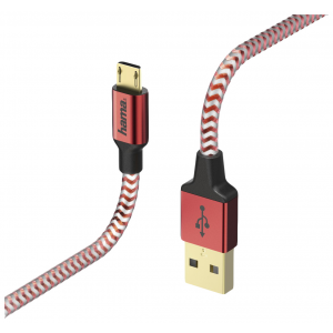 Кабель Hama micro USB B (m) USB A(m), 1,5 м, 00178288