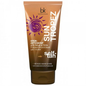 BELKOSMEX Крем-автозагар для лица и тела Sun Tropez ровный бронзовый цвет кожи