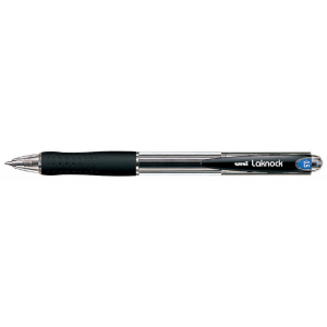 Ручка шариковая UNI Laknock SN-100, черная, 0,5 мм, 1 шт